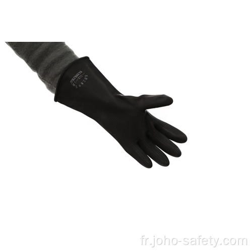 Taille des gants résistants aux produits chimiques de haute qualité